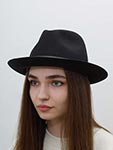 Шляпа STETSON арт. 2198209 FEDORA FURFELT (черный)